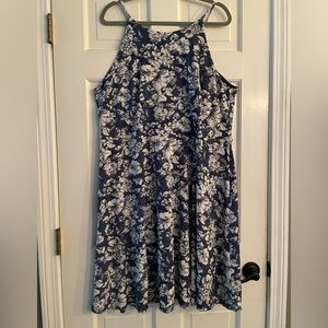 Spaghetti strap floral dress